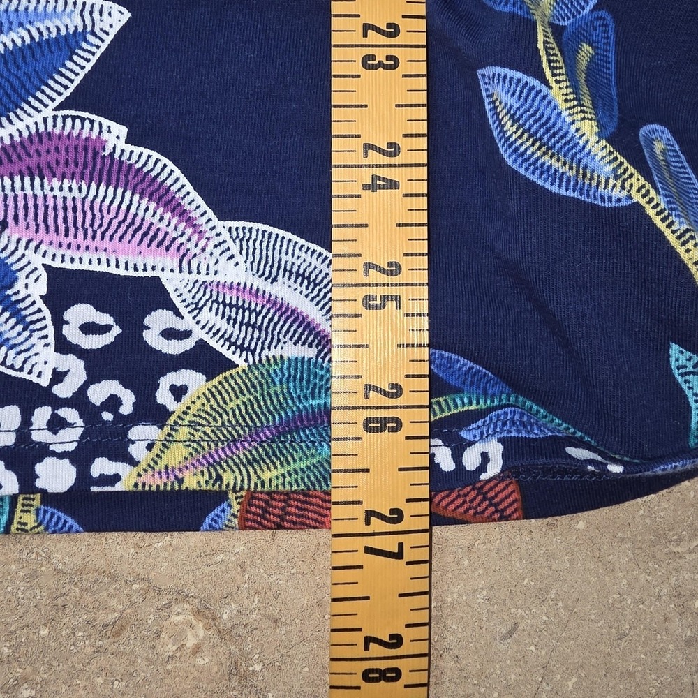 Alfred Dunner Shirt Women 2X Multicolor Floral Rhinestone Tunic Top Boho - Picture 8 of 11